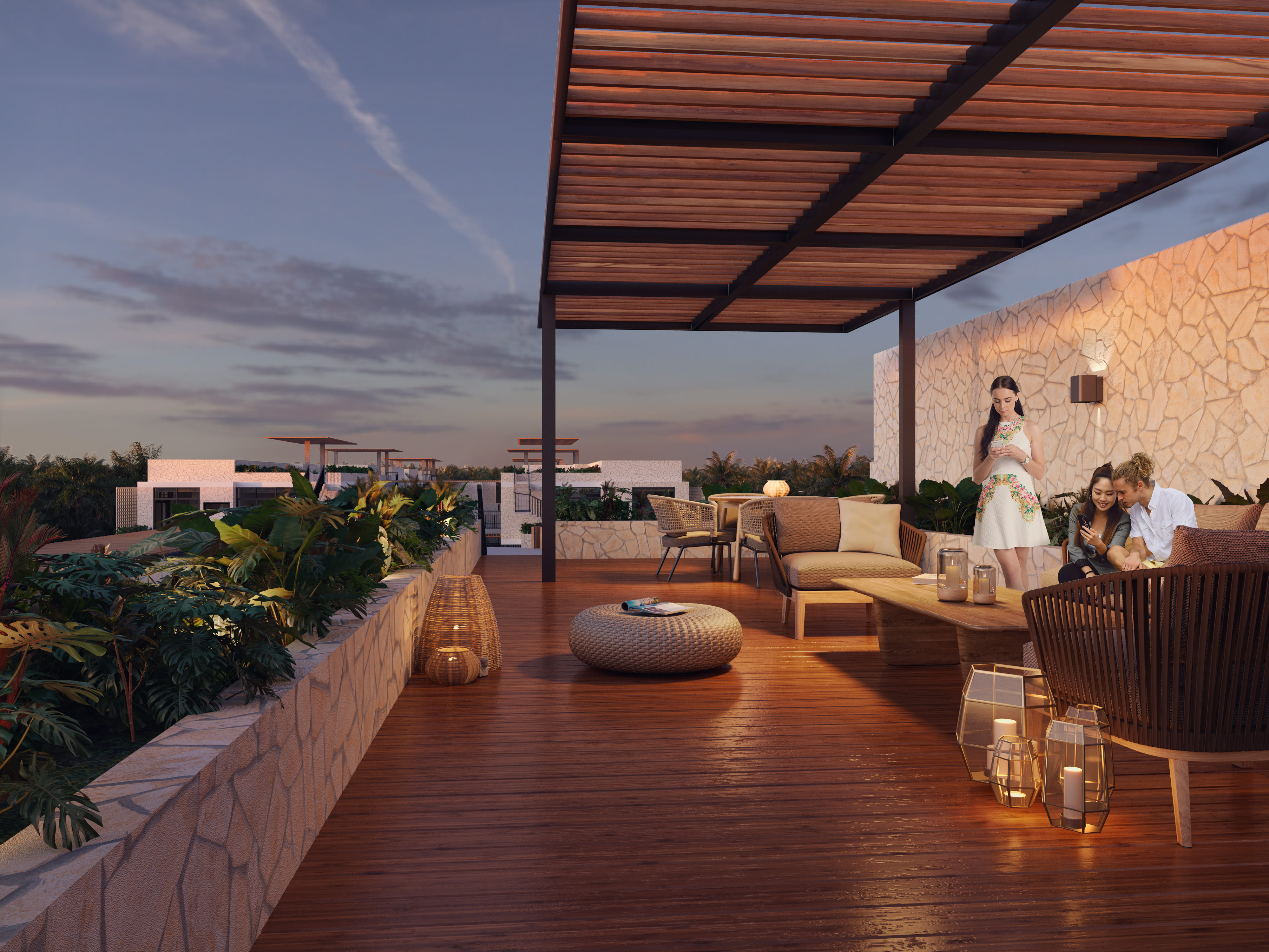 Terraza rooftop Acacia
